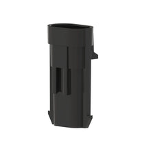 John Deere 57M9960: Black Internal Electrical Connector Housing, 2 Cavities