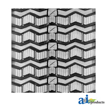 John Deere A-4508658Y6: Zig-Zag Tread Pattern (Y6) Rubber Track, Width 450 mm, Pitch 86 mm, Links 58