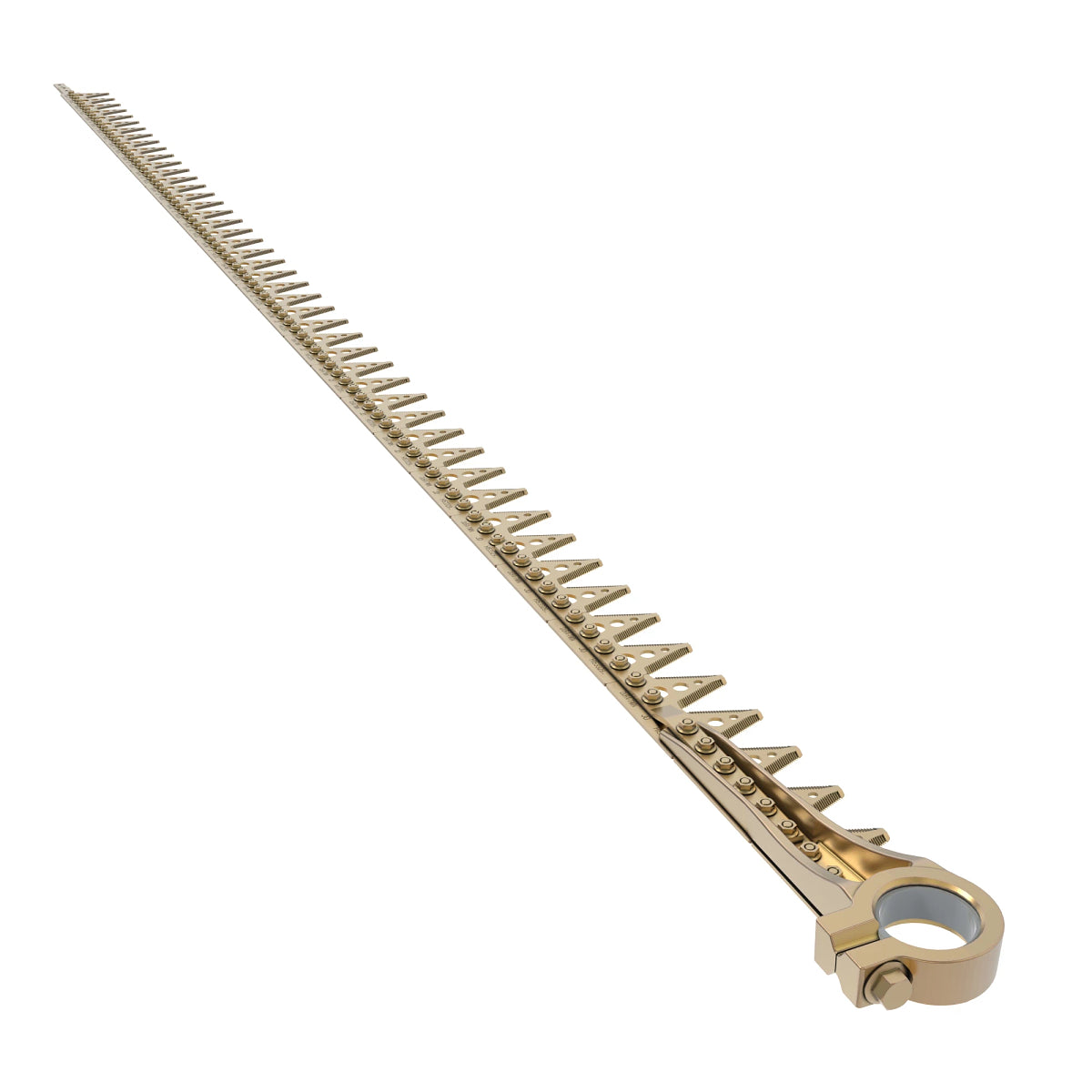 John Deere A-AE49692: Over Serrated Cutterbar, Left Side