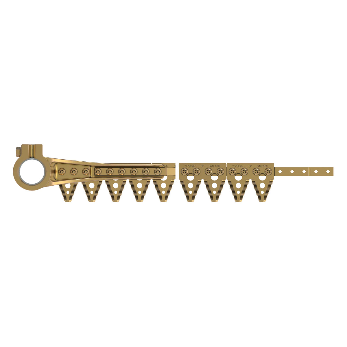 John Deere A-AE49692: Over Serrated Cutterbar, Left Side