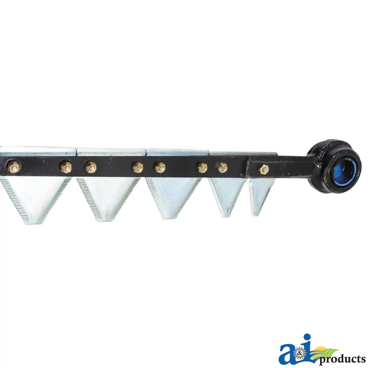 John Deere A-AE57039: Knife Double Overlap Over Serrated Cutterbar, 4.9 m, Left Side