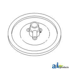 John Deere A-AH173726: Inner Sheave, Cleaning Fan Driven