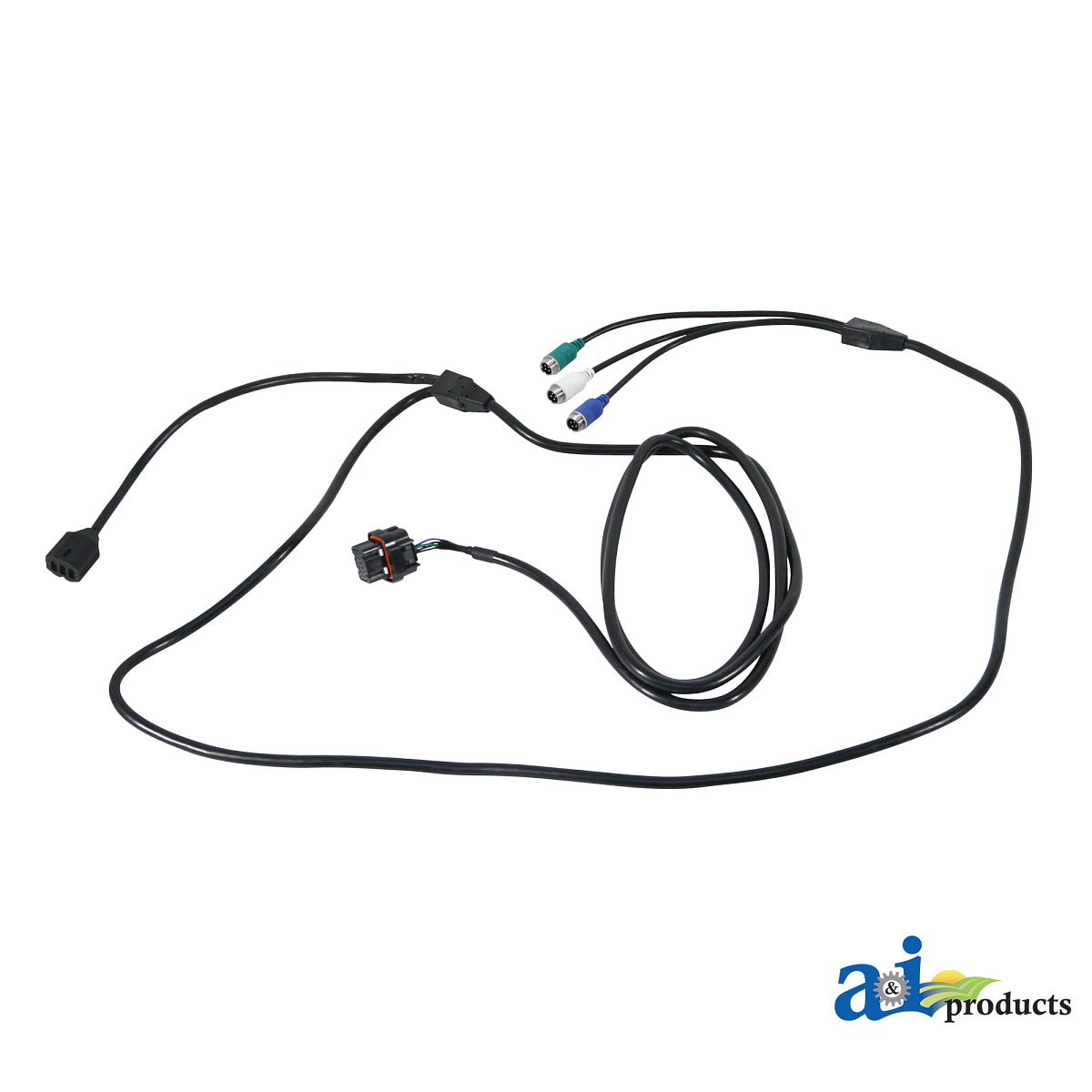 John Deere A-CBL2630: CabCAM 10-Foot 3 Port Wire for John Deere GreenStar 3 2630 Display