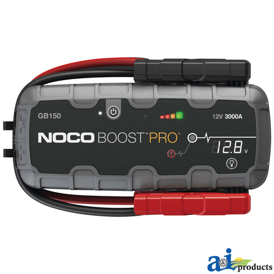 NOCO BOOST PRO A-GB150: Lithium Jump Starter, 12 Volts, 3000 Amperes