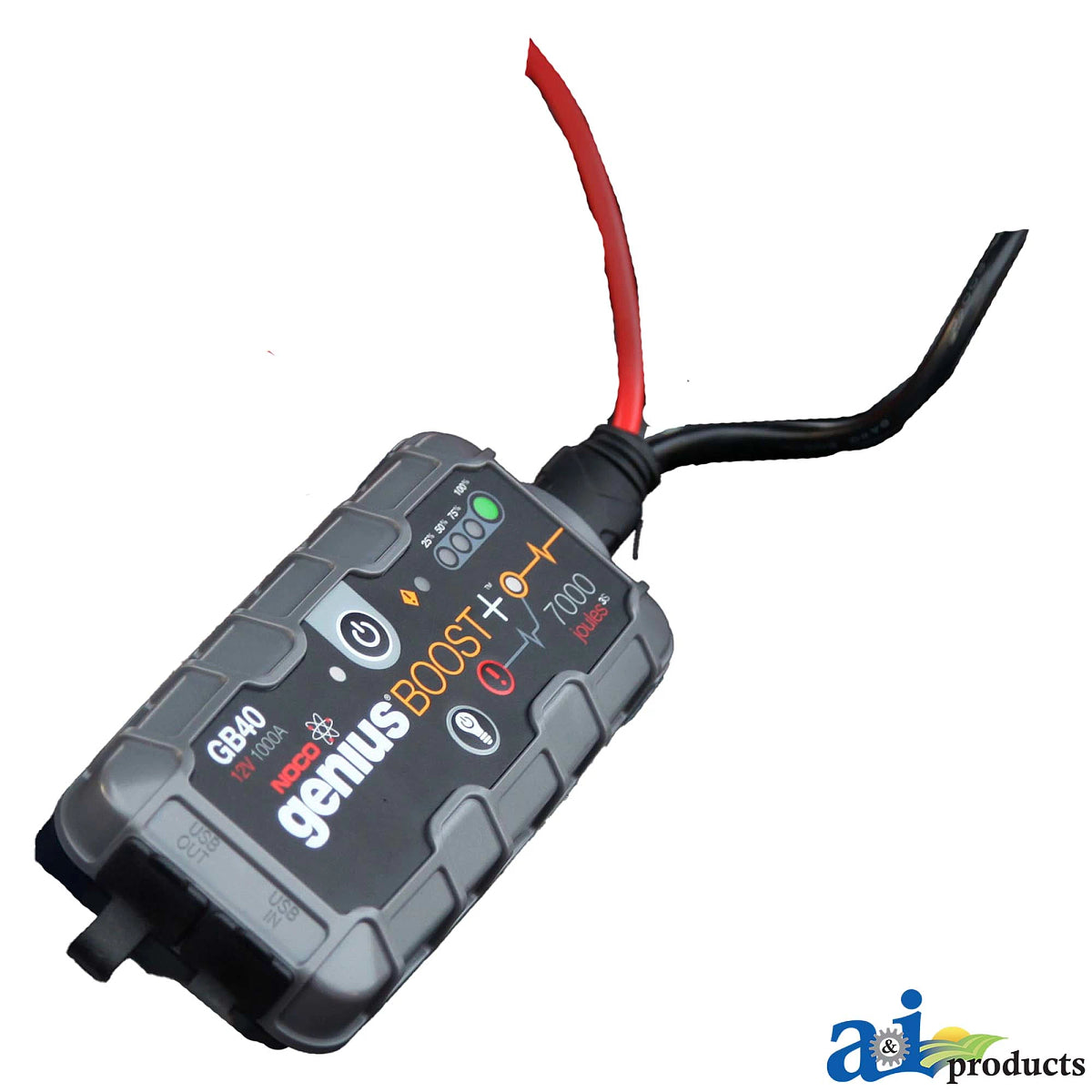NOCO BOOST PLUS A-GB40: UltraSafe Jump Starter, 12V , 1000A