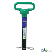 John Deere A-GHP06:  Green Head Hitch Pin, 1" X 7"