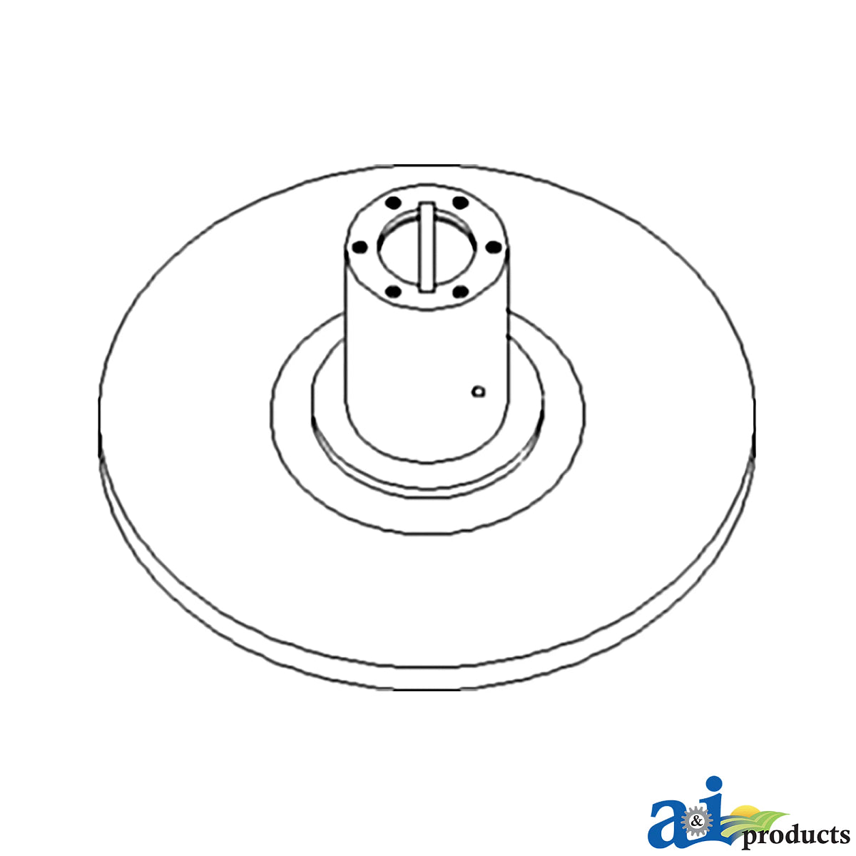 John Deere A-H201579: Feeder House Inner Half Sheave
