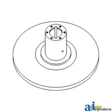 John Deere A-H201579: Feeder House Inner Half Sheave