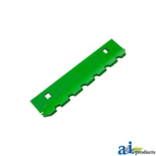 John Deere A-H201914: Feed Accelerator Swept Back Serrated Wear Plate