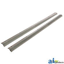 John Deere A-V12068C: Chrome-Hardened LH and RH Rasp Bar with Hardware