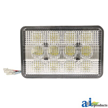 John Deere A-WL1285: Rectangular Spot Combo LED Hi/Low Flood Lamp