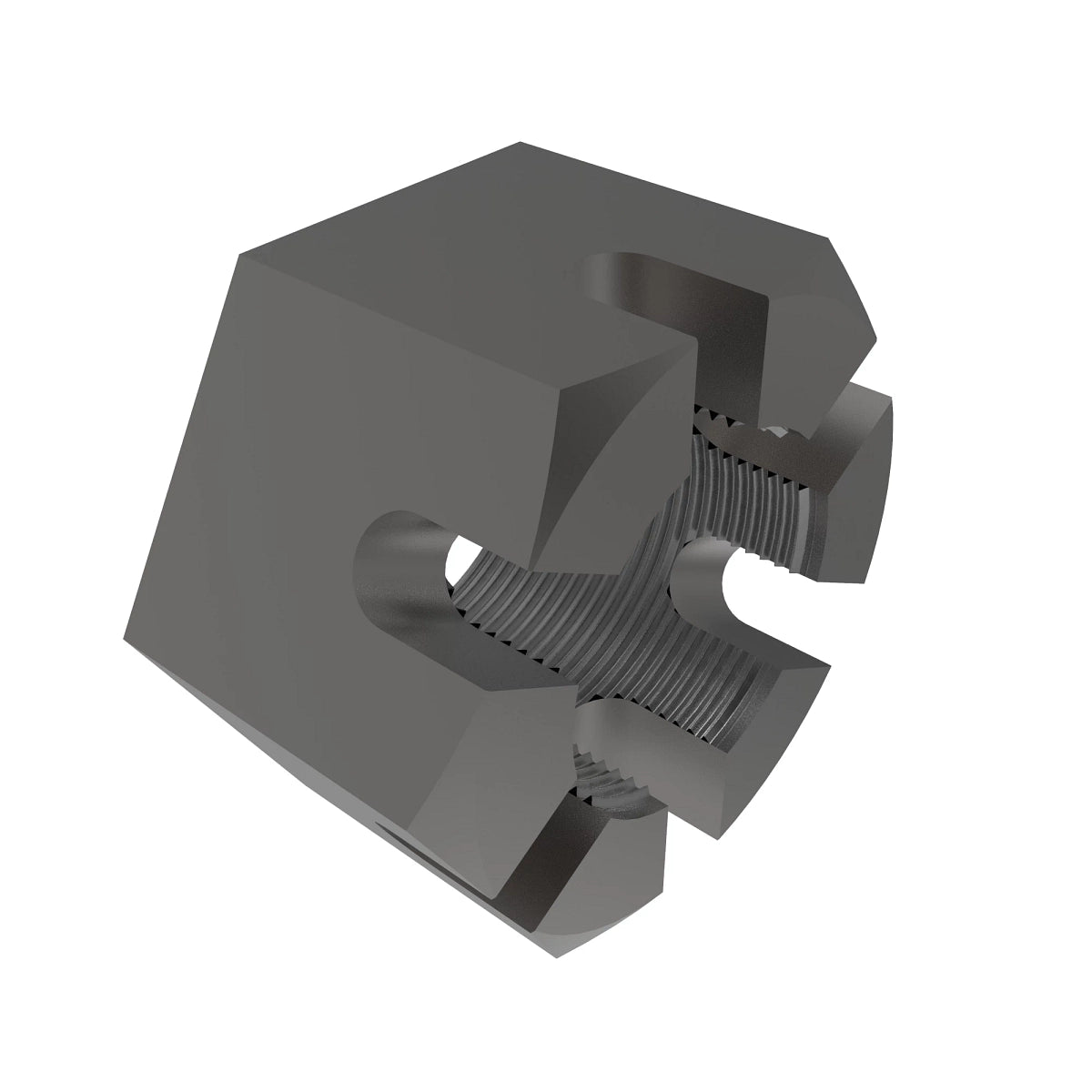 John Deere A59895: Hexagonal Slotted Nut, M30