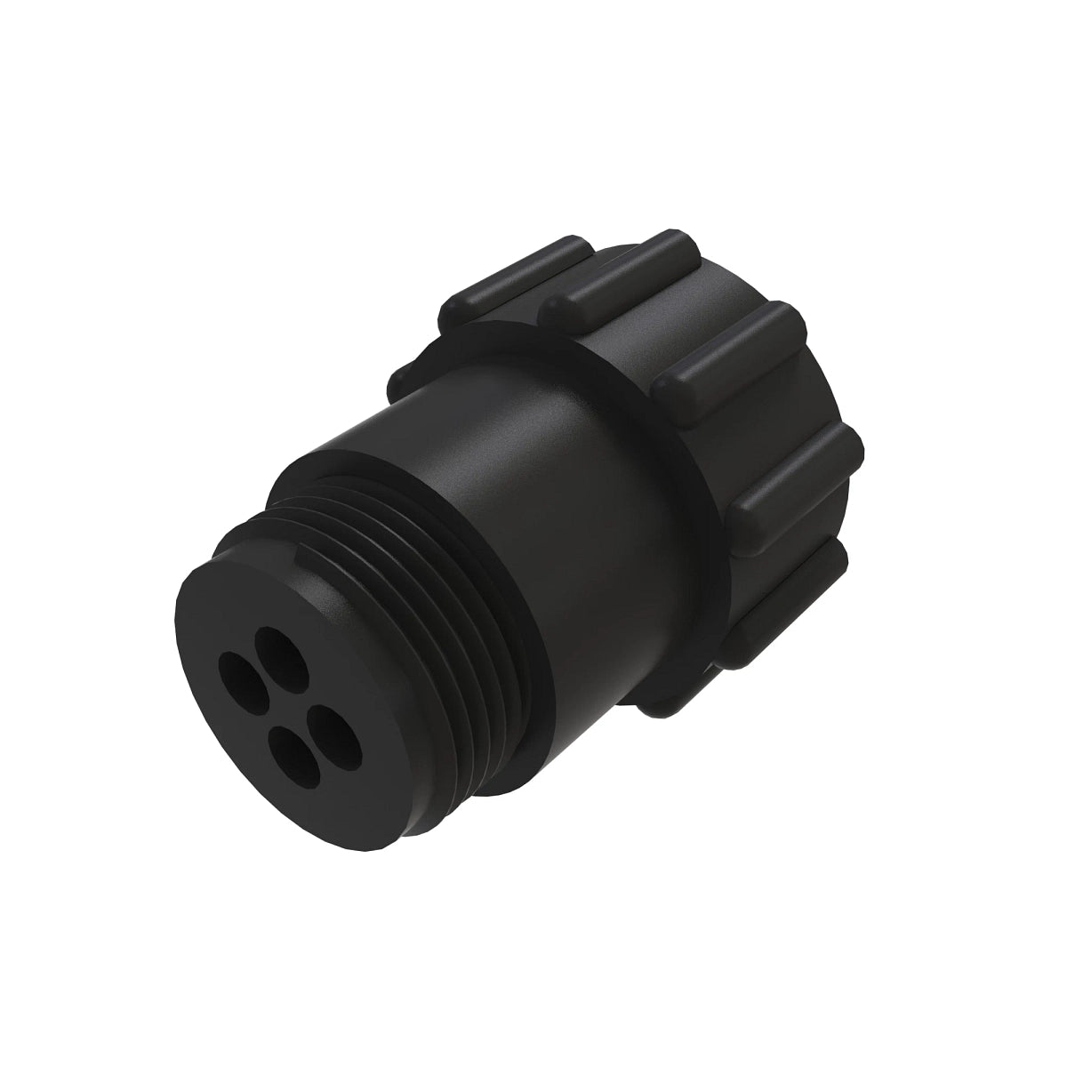John Deere AE44392: Black Electrical Connector Assembly, 4 Cavities