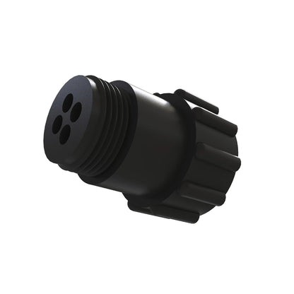 John Deere AE44392: Black Electrical Connector Assembly, 4 Cavities