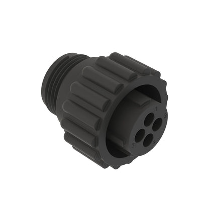 John Deere AE44392:  Black Electrical Connector Assembly, 4 Cavities