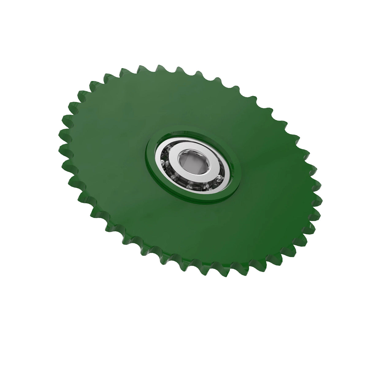 John Deere AE51818: Pick-Up Double Chain Sprocket with Bearing, 22 and 40 Tooth