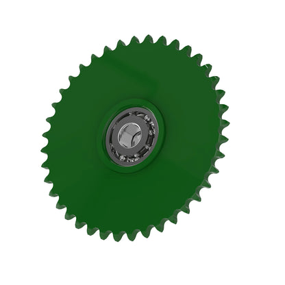 John Deere AE51818: Pick-Up Double Chain Sprocket with Bearing, 22 and 40 Tooth