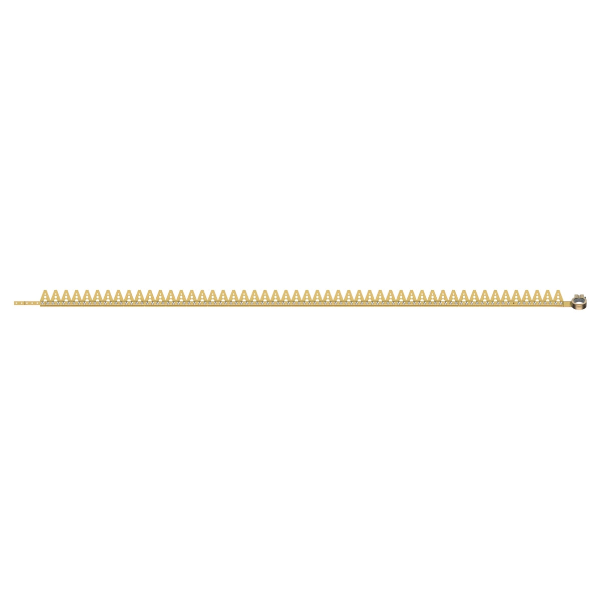 John Deere AE57039: Knife Double Overlap Over Serrated Cutterbar, 4.9 m, Left Side