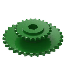 John Deere AE74598: Double Chain Sprocket, 24 and 30 Tooth