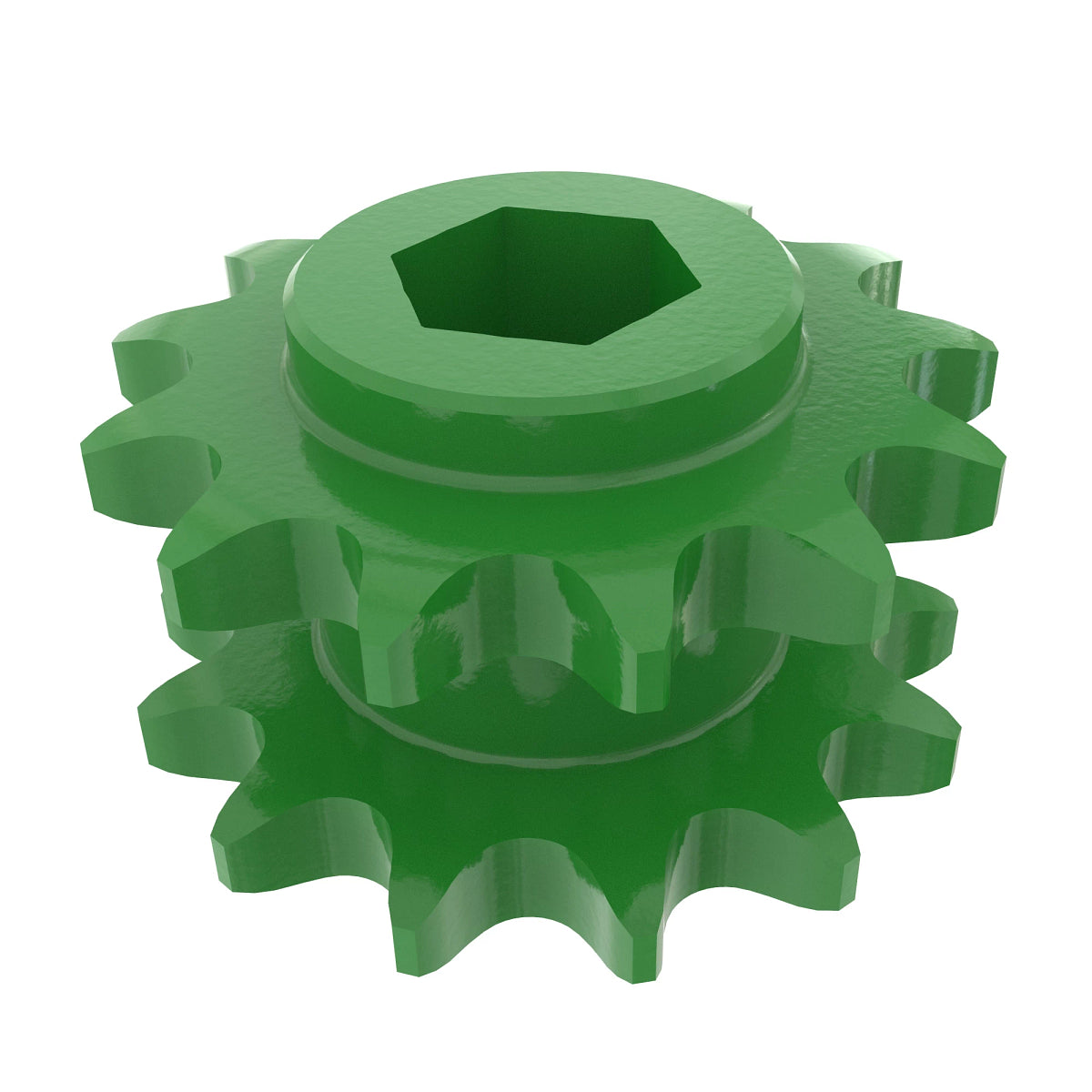 John Deere AFH207881: Double Chain Sprocket
