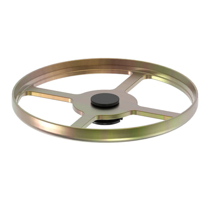 John Deere AH133315: Heavy Duty Steel Scraper with Bearings