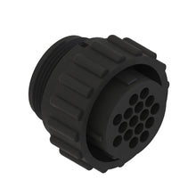 John Deere AH135787:  Black Electrical Connector Terminal, 16 Cavities