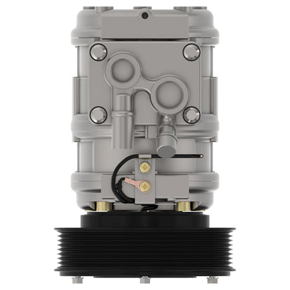 John Deere AH169875: Air Conditioner Compressor with Clutch and MOS2 Coating, 12 Volt