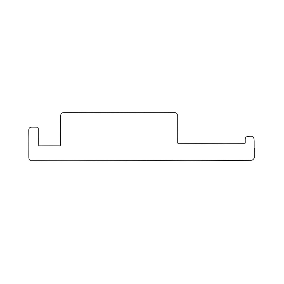 John Deere AH204933:  Concave Clearance Gauge Guide Bar