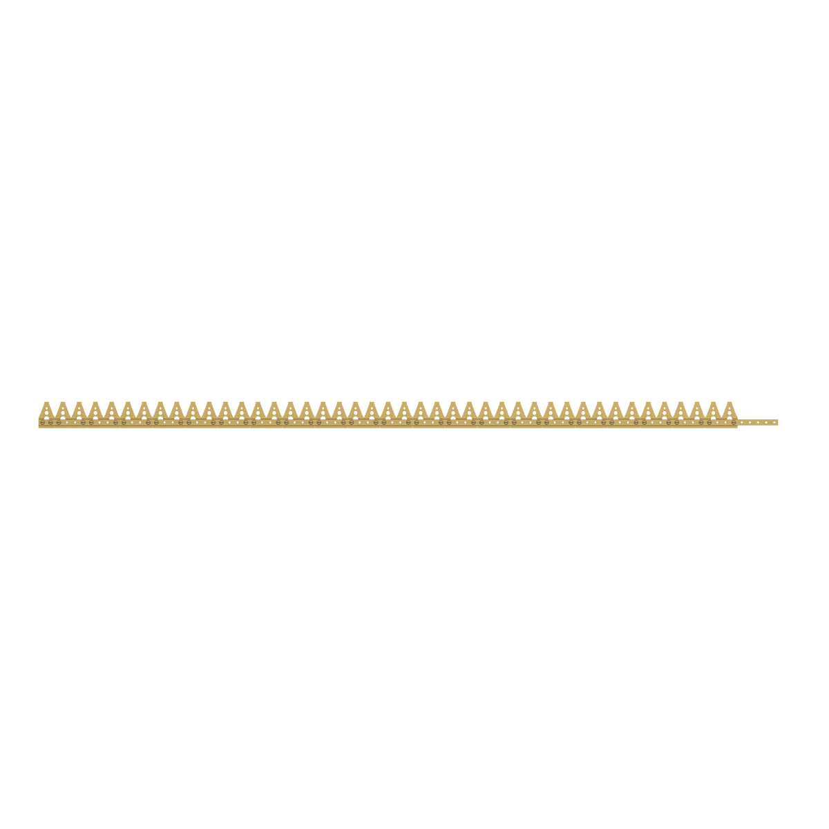 John Deere AH213834: Standard Bolted Knives Cutterbar