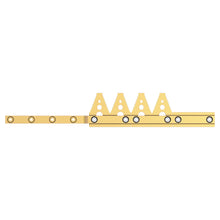 John Deere AH226571: Dual Overlap Strap Coarse Knife, Left Side