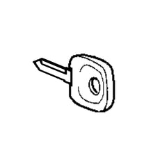 John Deere AL71350: Blank Key for Lockable Door Handle (AL71345)