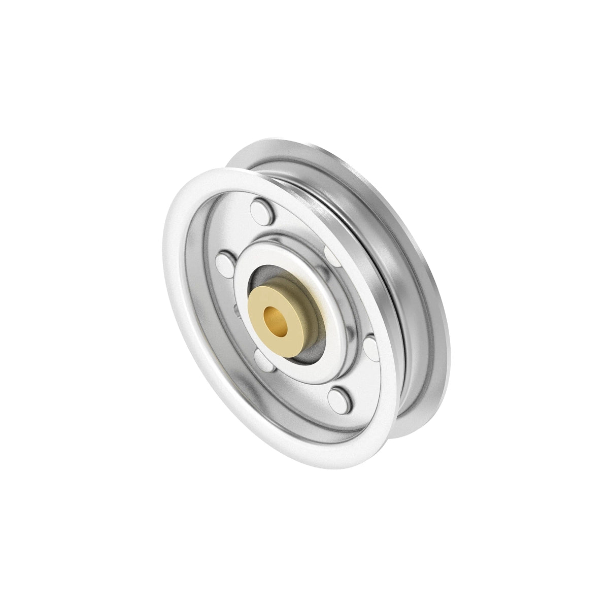 John Deere AM103018: Welded Flat Idler Pulley with Bearing