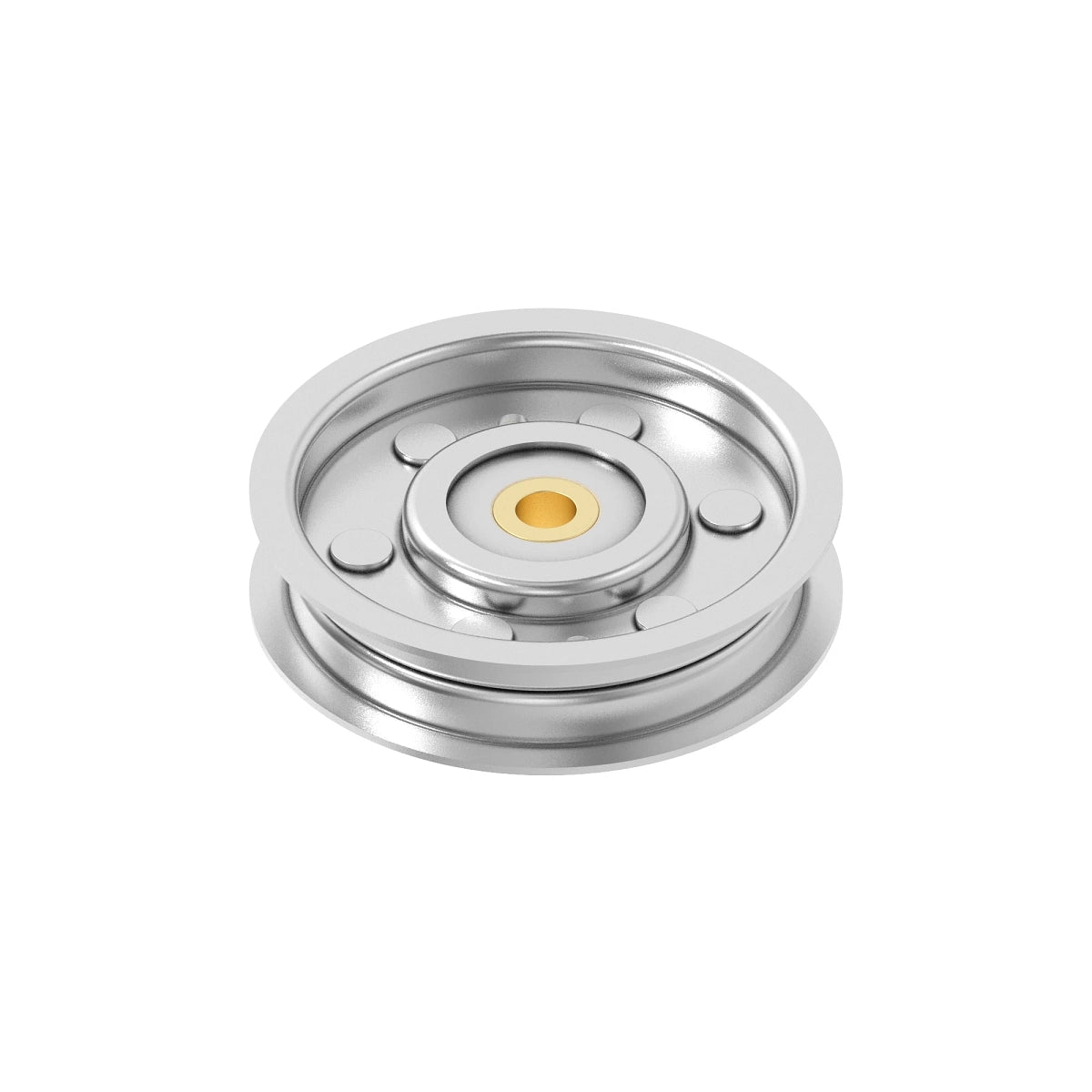 John Deere AM103018:  Welded Flat Idler Pulley with Bearing