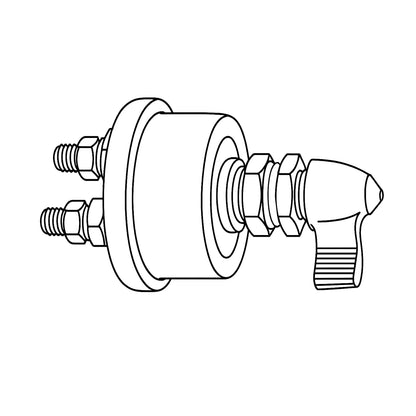 John Deere AT41188: Battery Disconnect Rotary Switch