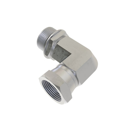 John Deere AU11752: Male to Female 90 Degree Swivel Cone Fitting