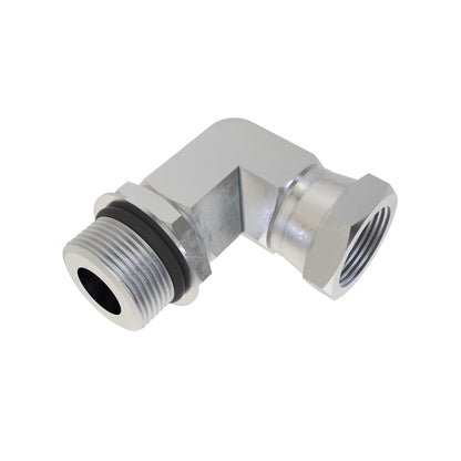 John Deere AU11752: Male to Female 90 Degree Swivel Cone Fitting