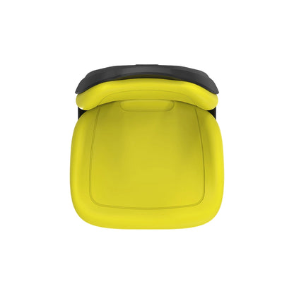 John Deere AUC13500: 15-Inch Yellow Seat with Label