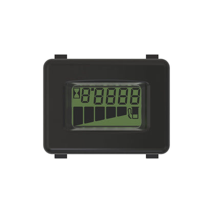 John Deere AUC15098: Rectangular Case Hour Meter Gage