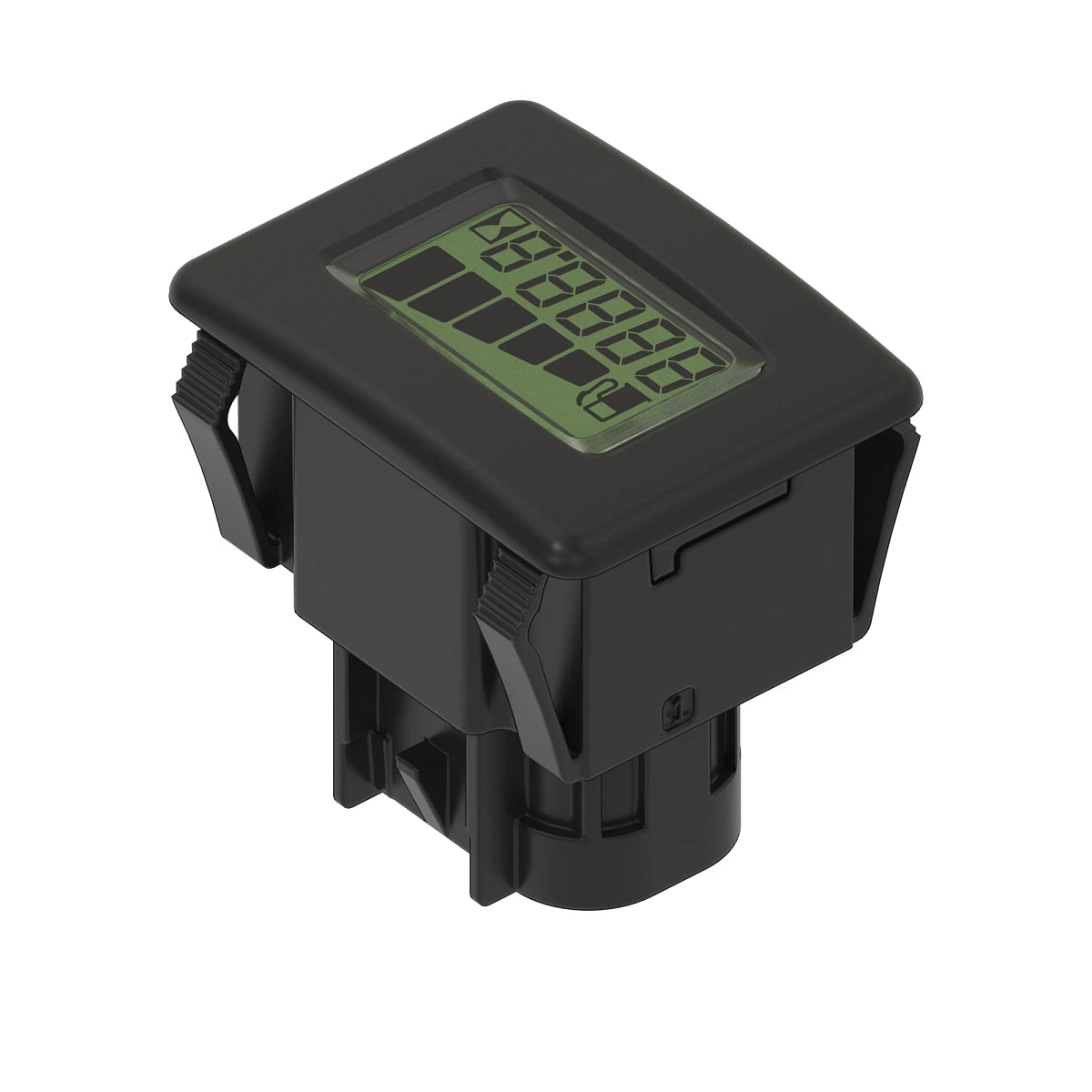 John Deere AUC15098: Rectangular Case Hour Meter Gage