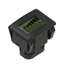 John Deere AUC15098:  Rectangular Case Hour Meter Gage