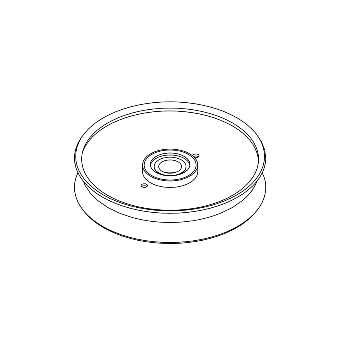 John Deere AUC15968: Traction Drive Pulley