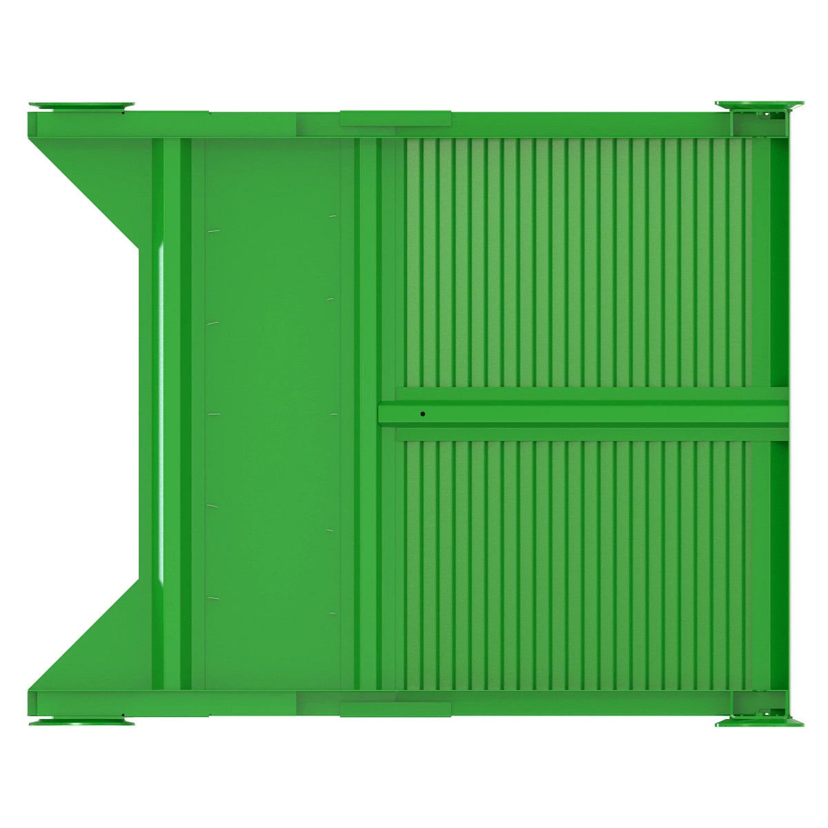 John Deere AXE17166: Cleaning Shoe Return Pan