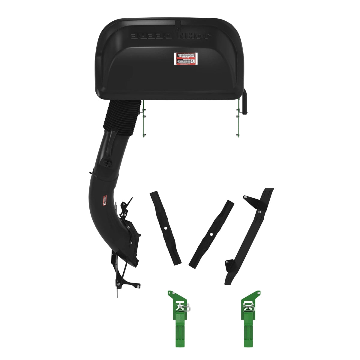 John Deere BG20755: Material Collection System Attachment, 2 Bag, 6.5 Bushel, 42A inch