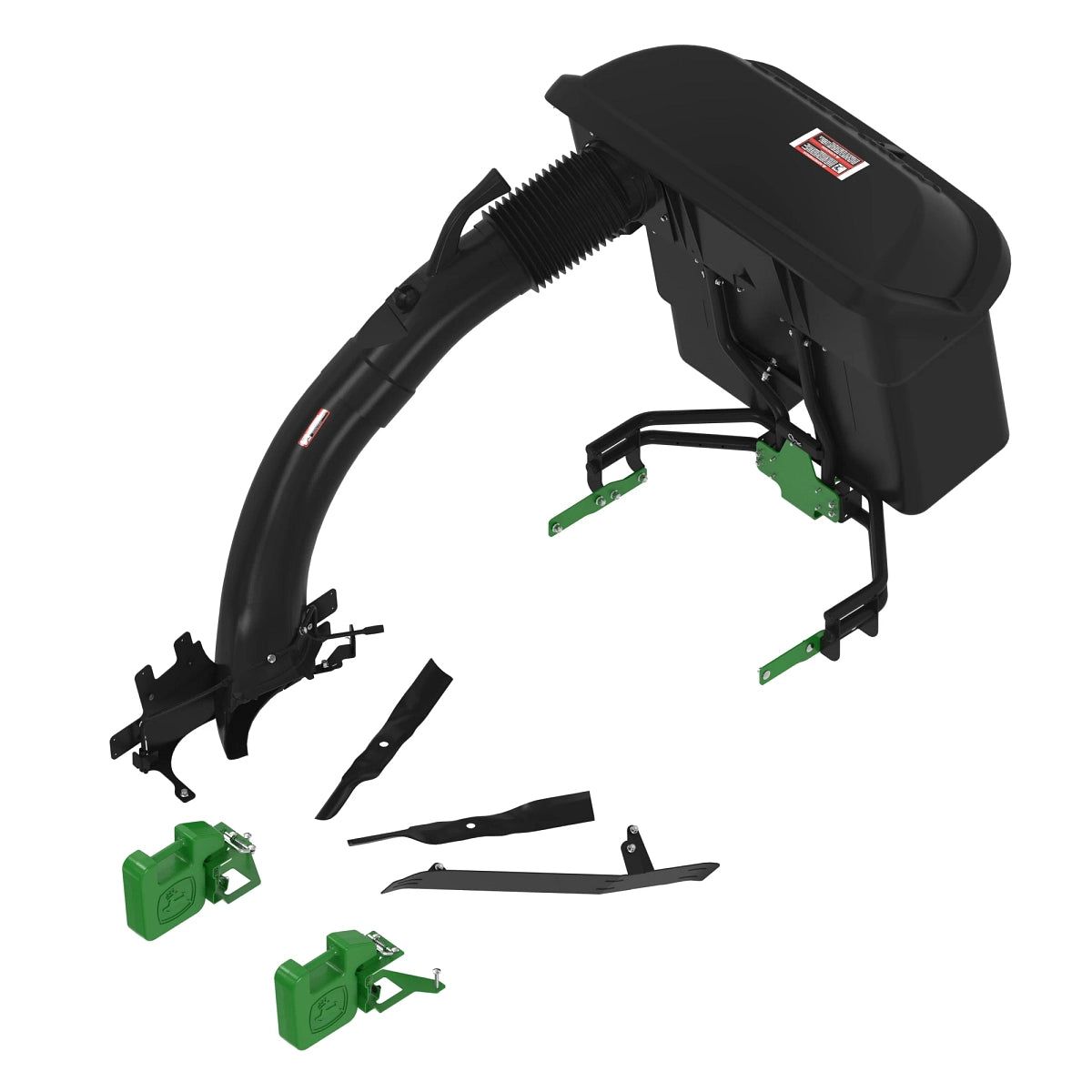 John Deere BG20755:  Material Collection System Attachment, 2 Bag, 6.5 Bushel, 42A inch