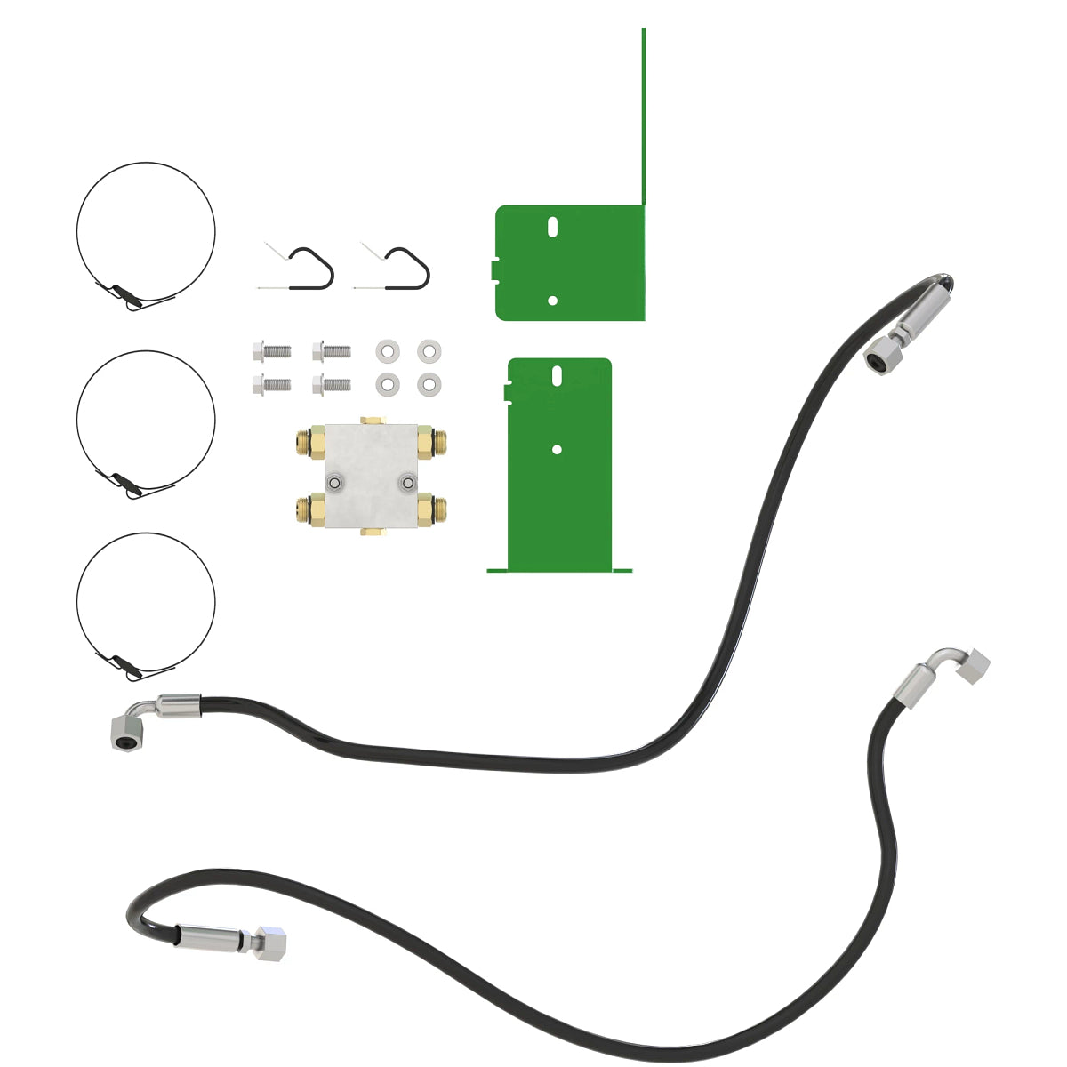 John Deere BXE10670: Enhanced Combine Single-Point Latching Attachment