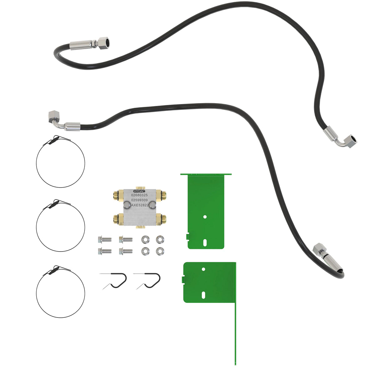 John Deere BXE10670: Enhanced Combine Single-Point Latching Attachment