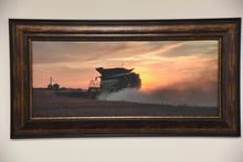 "Racing Sundown" Framed Canvas Print
