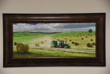 "4440 Baling" Framed Canvas Print