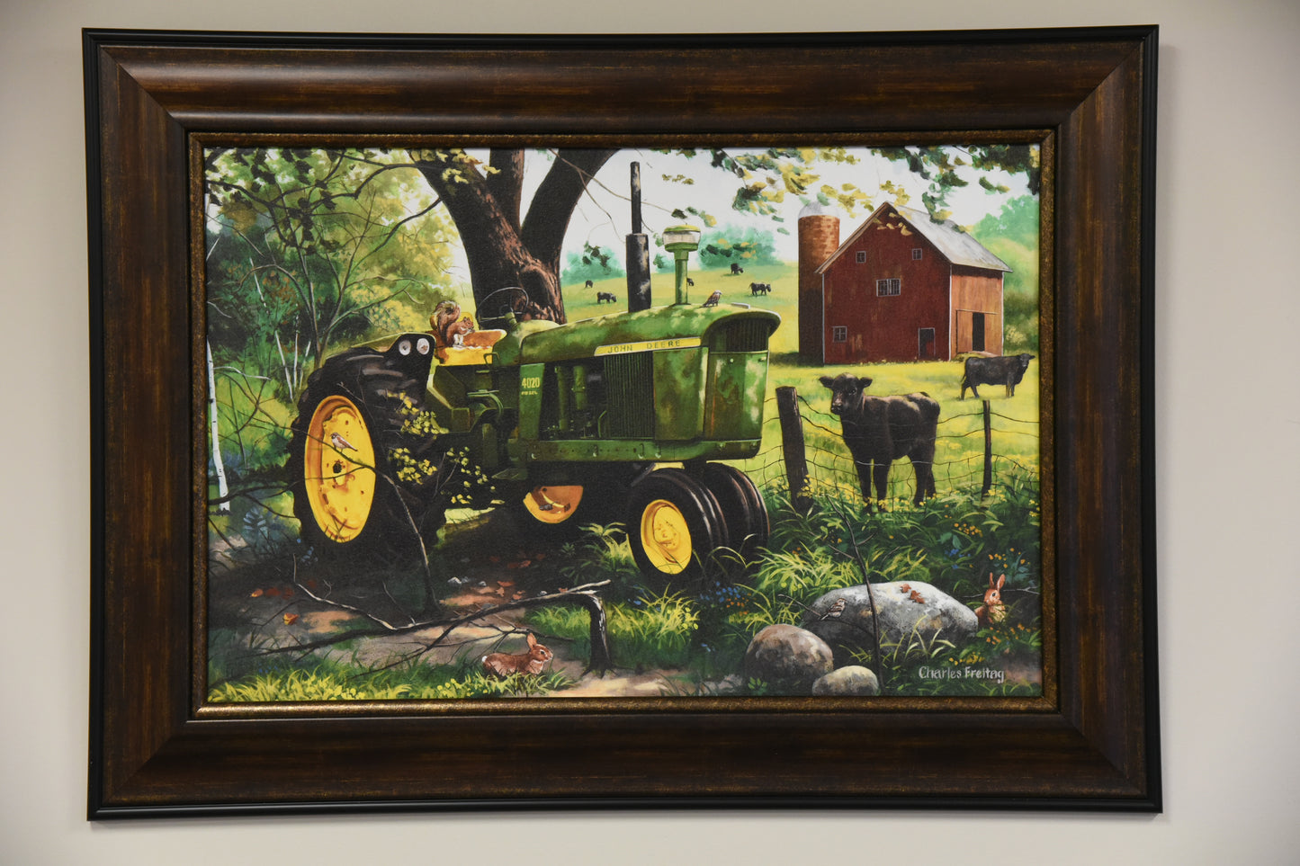 "Taking A Break" Frames Canvas Print