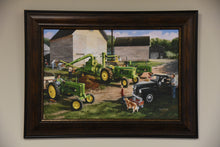 "Shelling Days" Framed Canvas Print